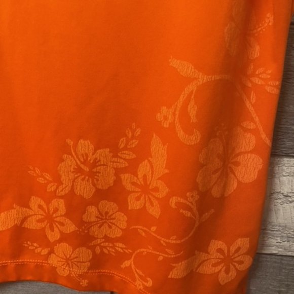 PAGE & TUTTLE Cool Swing Athletic Golf Orange Shirt Tee Size: M  **EUC** - Picture 5 of 6